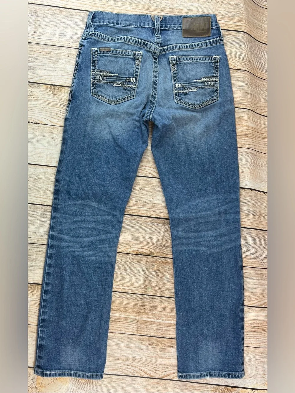 Mens Ariat M2 Relaxed Boot Denim Blue Jeans Size 30x32